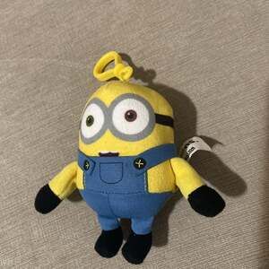 Minions Bob 5-inch Plush Clip Key Chain Toy